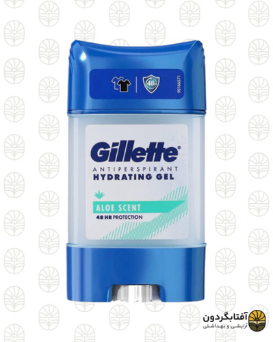 ژل ضد تعریق آبرسان مردانه ژیلت با رایحه آلوئهورا (Gillette Hydrating Gel - Aloe Scent)