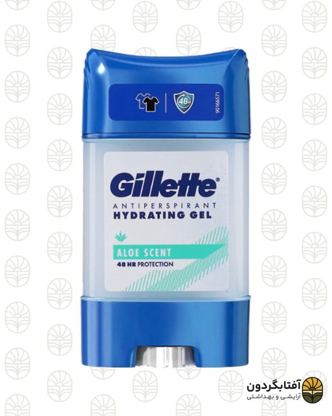 ژل ضد تعریق آبرسان مردانه ژیلت با رایحه آلوئهورا (Gillette Hydrating Gel - Aloe Scent)