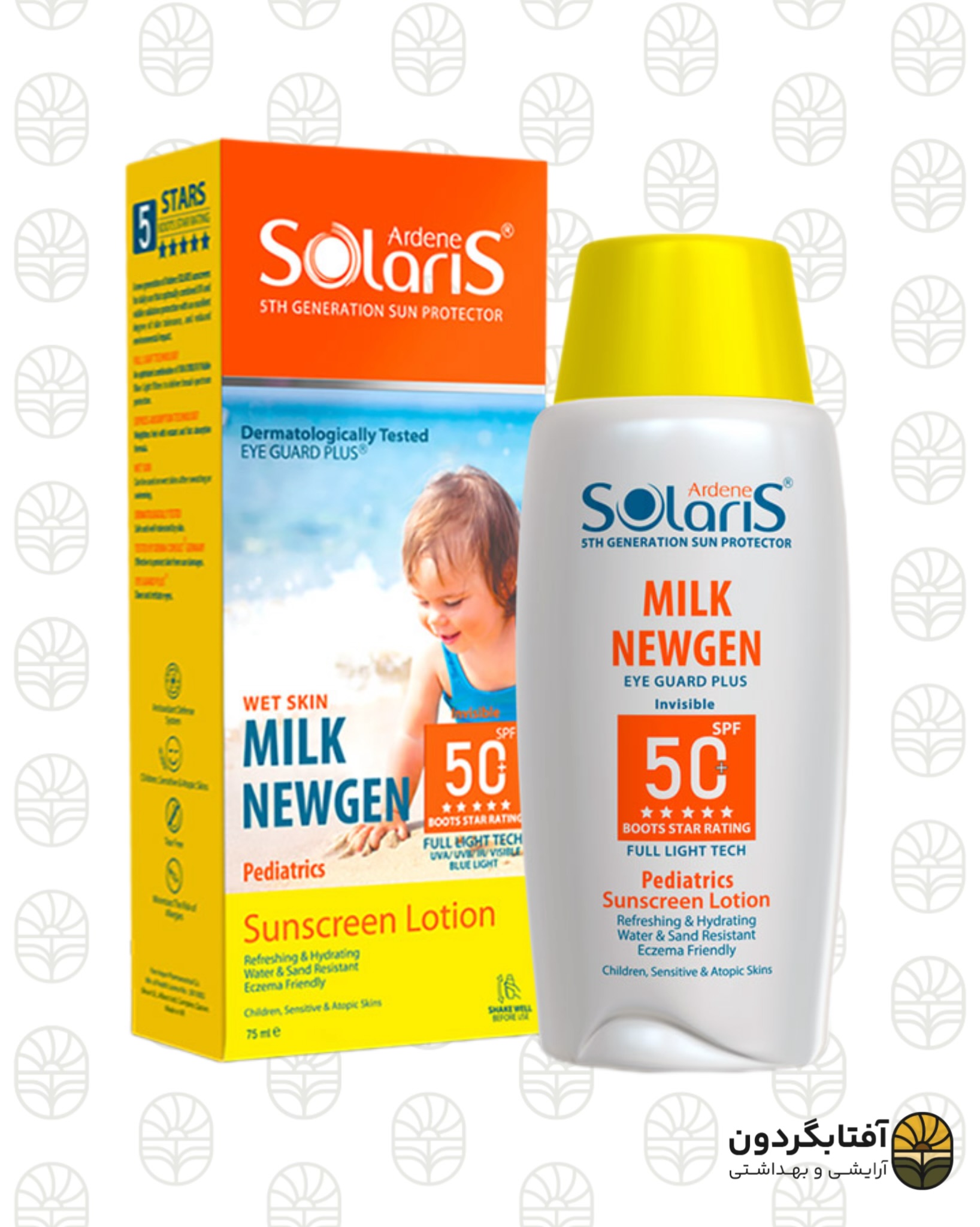 لوسیون ضد آفتاب کودکان آردن سولاریس (MILK NEWGEN PEDIATRICS) - بی‌رنگ
