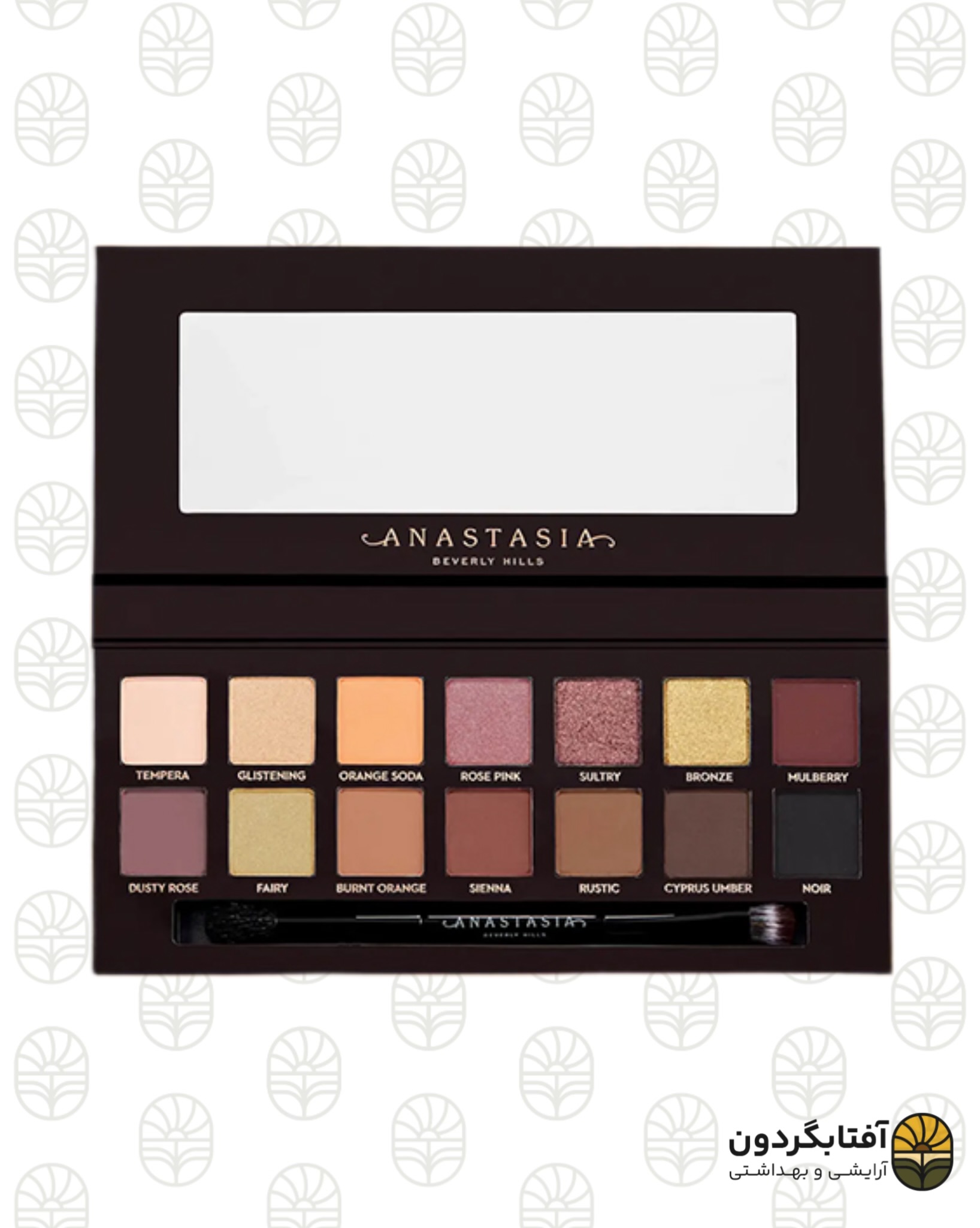 پالت سایه چشم آناستازیا مدل Soft Glam | پالت ۱۴ رنگ مات و شاین
