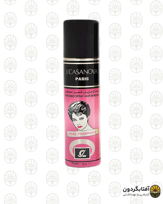 اسپری موبر معطر جیکازانووا (J. Casanova Paris) با رایحه رز حجم ۱۵۰ گرم