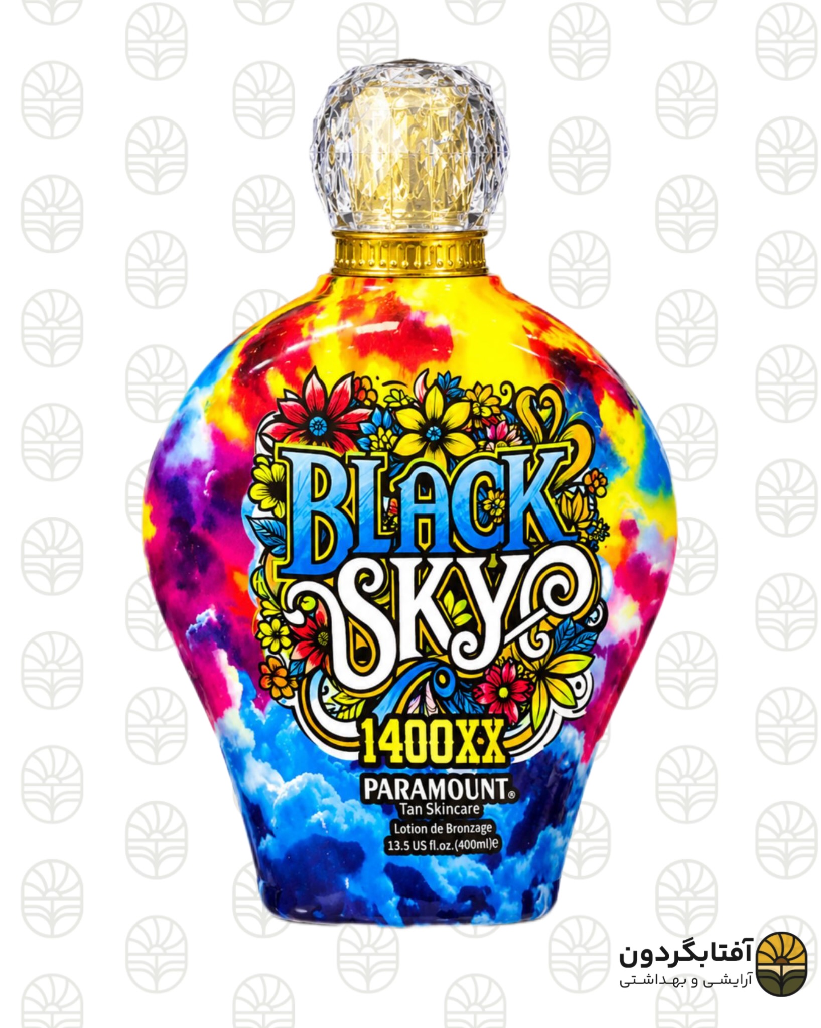 لوسیون برنزه‌کننده پارامونت مدل Black Sky 1400XX حجم ۴۰۰ میلی‌لیتر