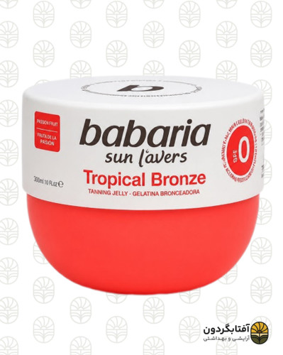 ژل برنزهکننده باباریا مدل Tropical Bronze با SPF 0