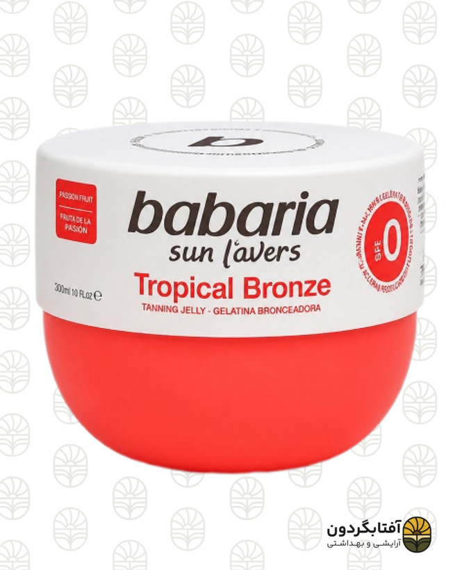 ژل برنزهکننده باباریا مدل Tropical Bronze با SPF 0
